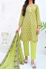 Amna Khadija Unstitched 3 Piece Wrinkle Free Prints Vol-18 Suit-1101-A
