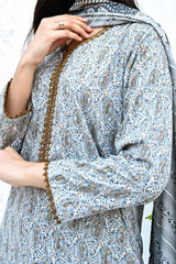 Amna Khadija Unstitched 3 Piece Wrinkle Free Prints Vol-18 Suit-1101-C