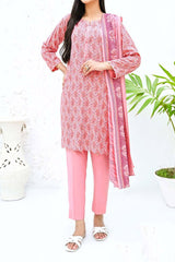 Amna Khadija Unstitched 3 Piece Wrinkle Free Prints Vol-18 Suit-1101-D