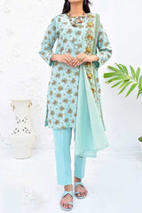 Amna Khadija Unstitched 3 Piece Wrinkle Free Prints Vol-18 Suit-1102-A