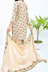 Amna Khadija Unstitched 3 Piece Wrinkle Free Prints Vol-18 Suit-1102-C