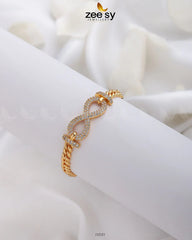 Infinity Bracelet Golden - Zeesy Jewellery