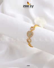 Love Cuff Bracelets Golden - Zeesy Jewellery