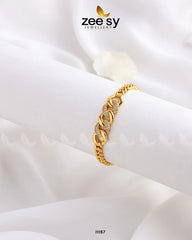 Cuff Bracelets Golden - Zeesy Jewellery