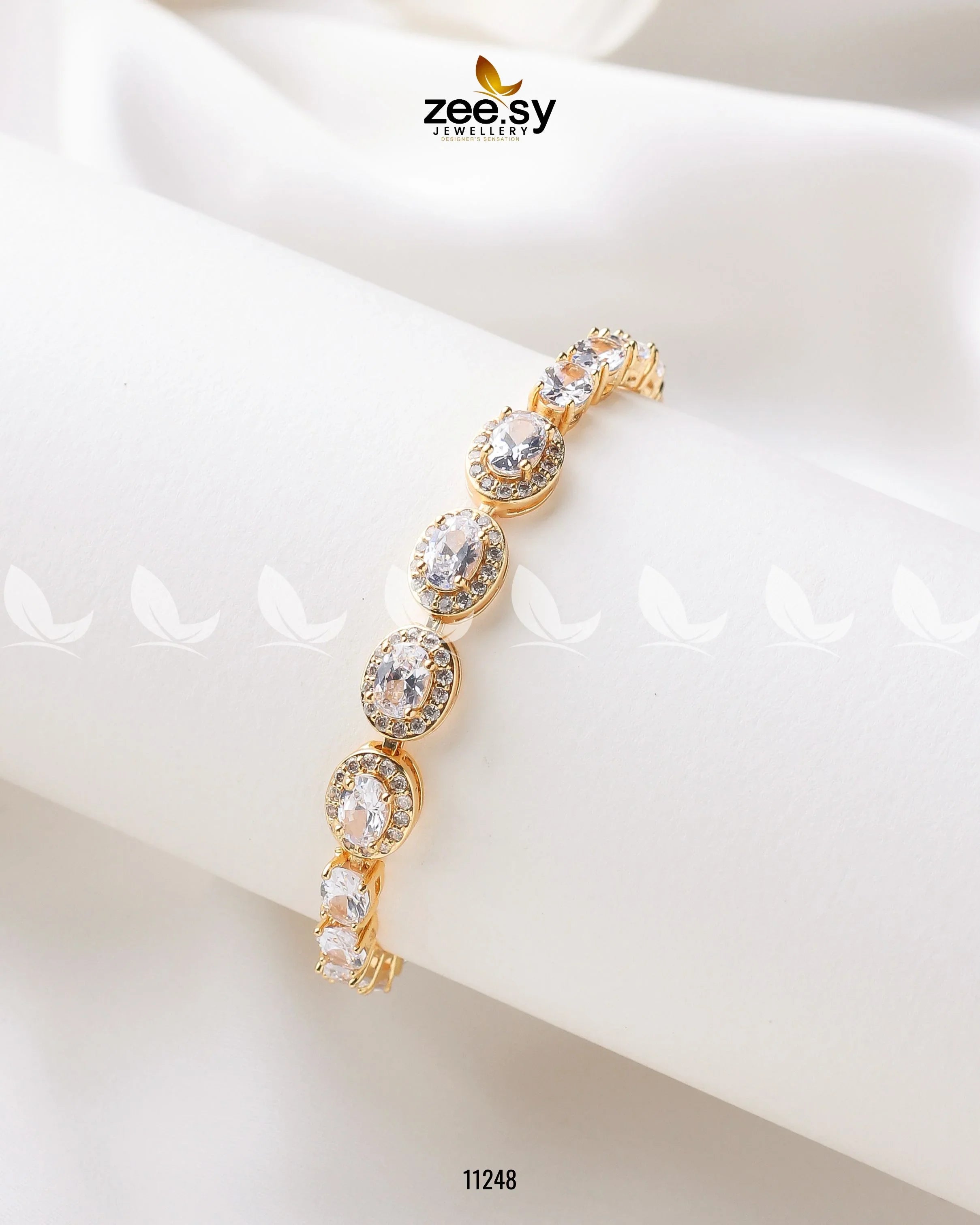 Burmese Bracelet White - Zeesy Jewellery
