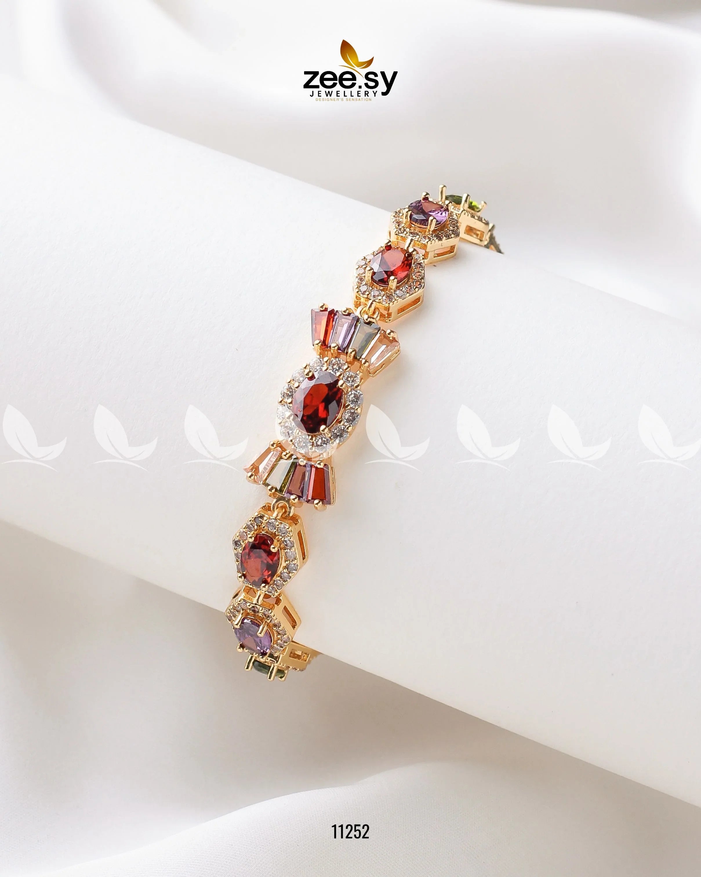 Mogra Bracelets Golden Multi - Zeesy Jewellery