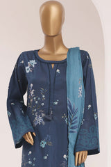 Sada Bahar Stitched 3 Piece Printed Lawn Vol-10 Suit-PR-1126-BLUE