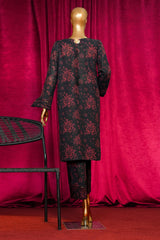 HZ Co Ords Stitched Blooming Winter Khaddar Suit-KPE-112