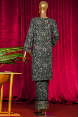 HZ Co Ords Stitched Blooming Winter Khaddar Suit-KPE-113