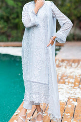 Azure Luxe Unstitched 3 Piece Emb Formal Collecton-AS-114-Granite Grace