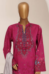 Sada Bahar Stitched 3 Piece Printed Lawn Vol-13 Suit-PR-1162-Magenta