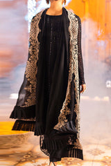 Azure Luxe Unstitched 3 Piece Emb Formal Collecton-AS-116-Onyx Dove