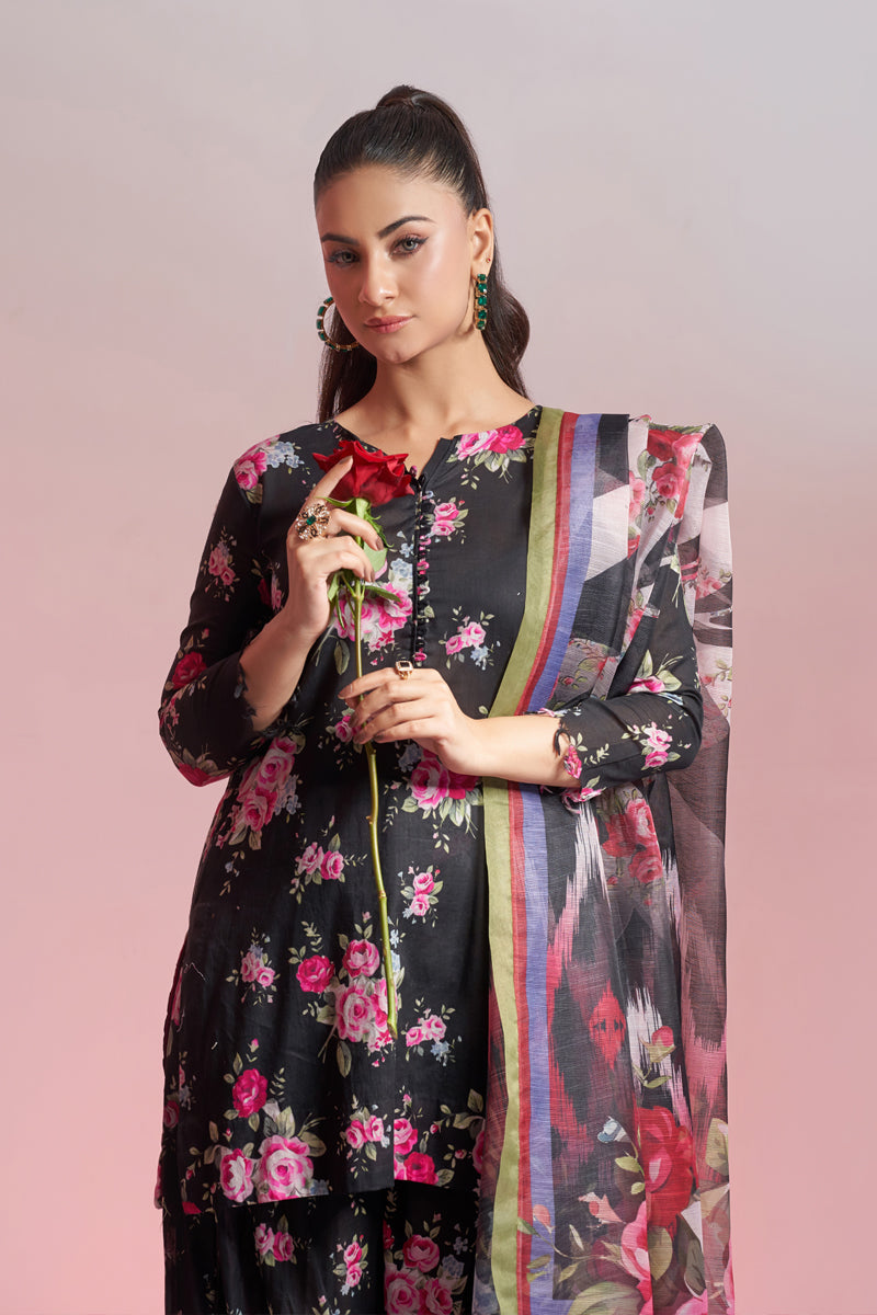 The Affordables By Mariam Malik Unstitched 3 Piece Digital Printed Lawn Collection'2025-Floral