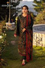 Asim Jofa Unstitched 3 Piece Winter Suit-AJUW-11