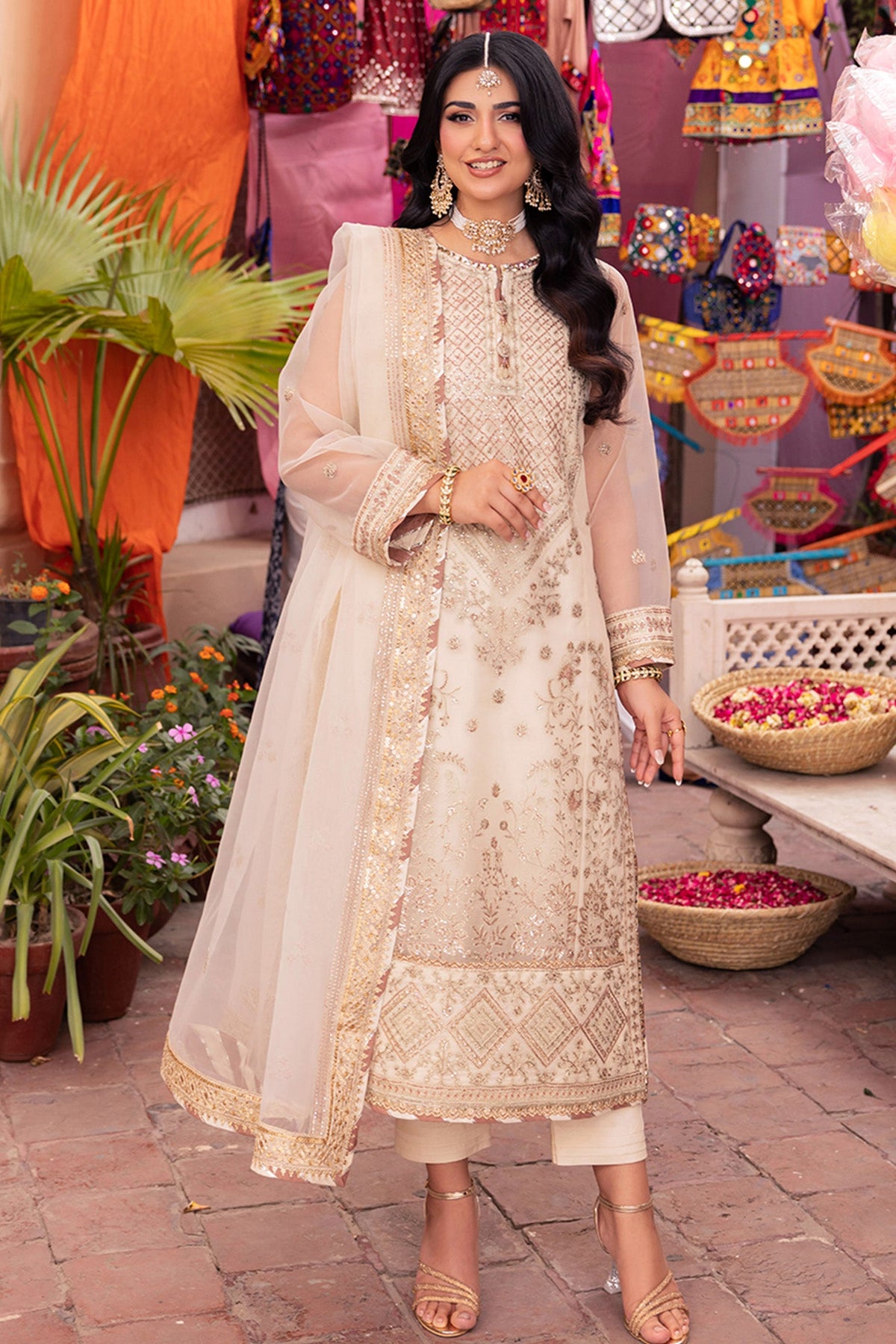 Pyaar Diyan Gallan By Asim Jofa Unstitched 3 Piece Luxury Formals Collection'2024-AJEM-11