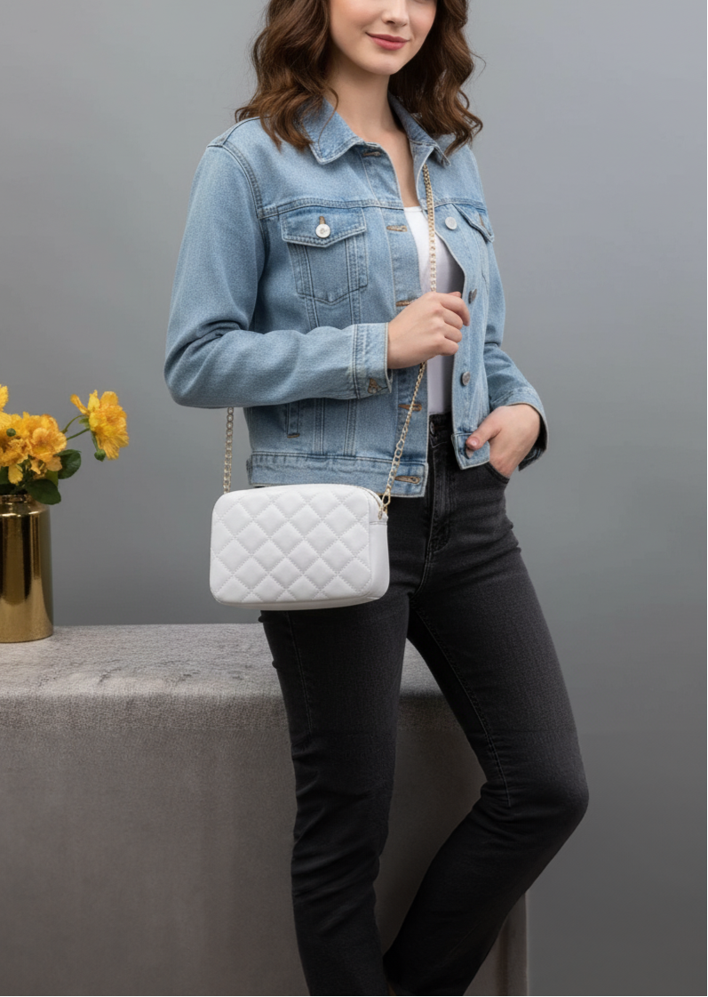White Crossbody Women Bags & Purses Pakistan