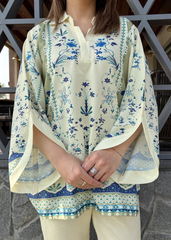 Nairah Co Ords Summer Ramadan Edit Suit-Citrine