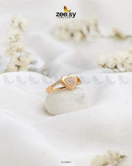 Serenza Ring Golden - Zeesy Jewellery