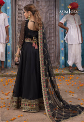 Asim Jofa Abresham '23 Ajab-25 Embroidered Chiffon 3 Pcs