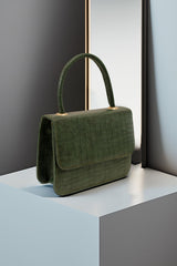 Crodocile Pattern Top Handle Handbags 2026