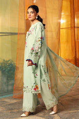 M.Basics By Maria B Unstitched 3 Piece Lawn Vol-01 Collection-12-B