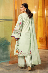 M.Basics By Maria B Unstitched 3 Piece Lawn Vol-01 Collection-12-B