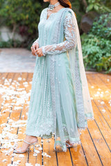 Azure Luxe Unstitched 3 Piece Emb Formal Collecton-AS-120-Mint Breeze