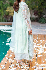 Azure Luxe Unstitched 3 Piece Emb Formal Collecton-AS-120-Mint Breeze