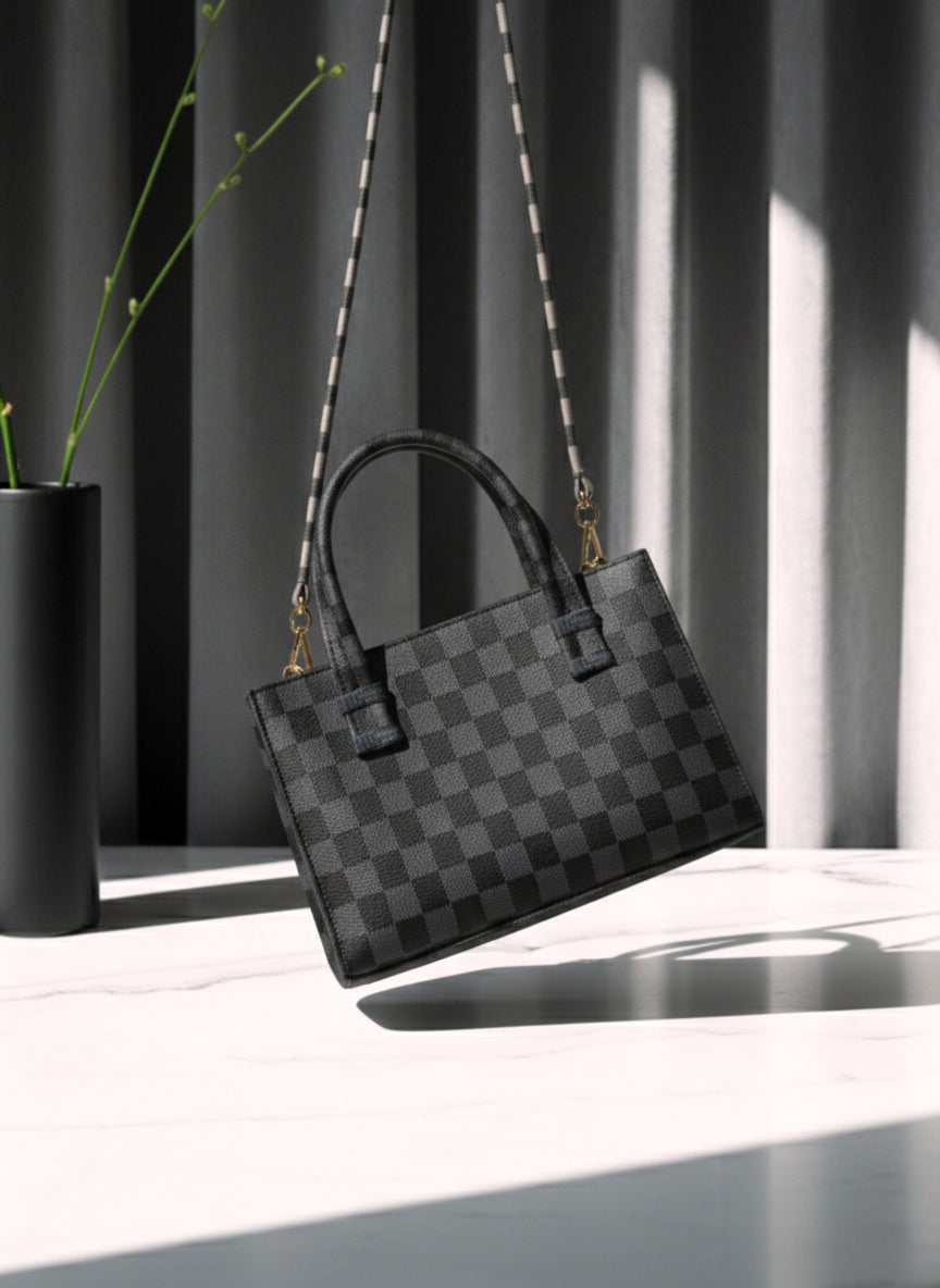 Checkered Style Handbag Design for women 2026