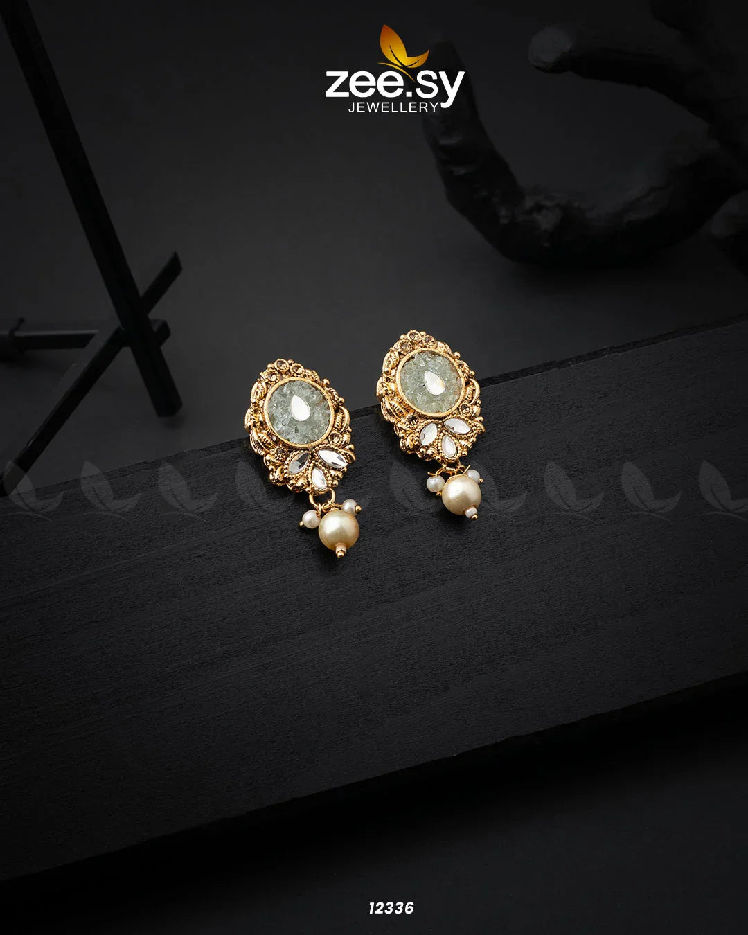 Quartz Earrings - Zeesy Jewellery