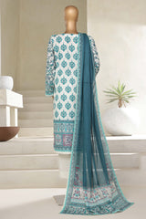 Sada Bahar Stitched 3 Piece Printed Lawn Vol-05 Suit-PR-1278-C.Green
