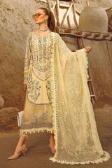 Voyage A Luxe by Maria B Unstitched 3 Piece Luxury Eid Lawn Suit-MVL-12-A