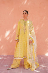 Zara Shahjahan Unstitched 3 Piece Embroidered Lawn Suit-ZSJ-12-A