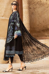 Voyage A Luxe by Maria B Unstitched 3 Piece Luxury Eid Lawn Suit-MVL-12-B