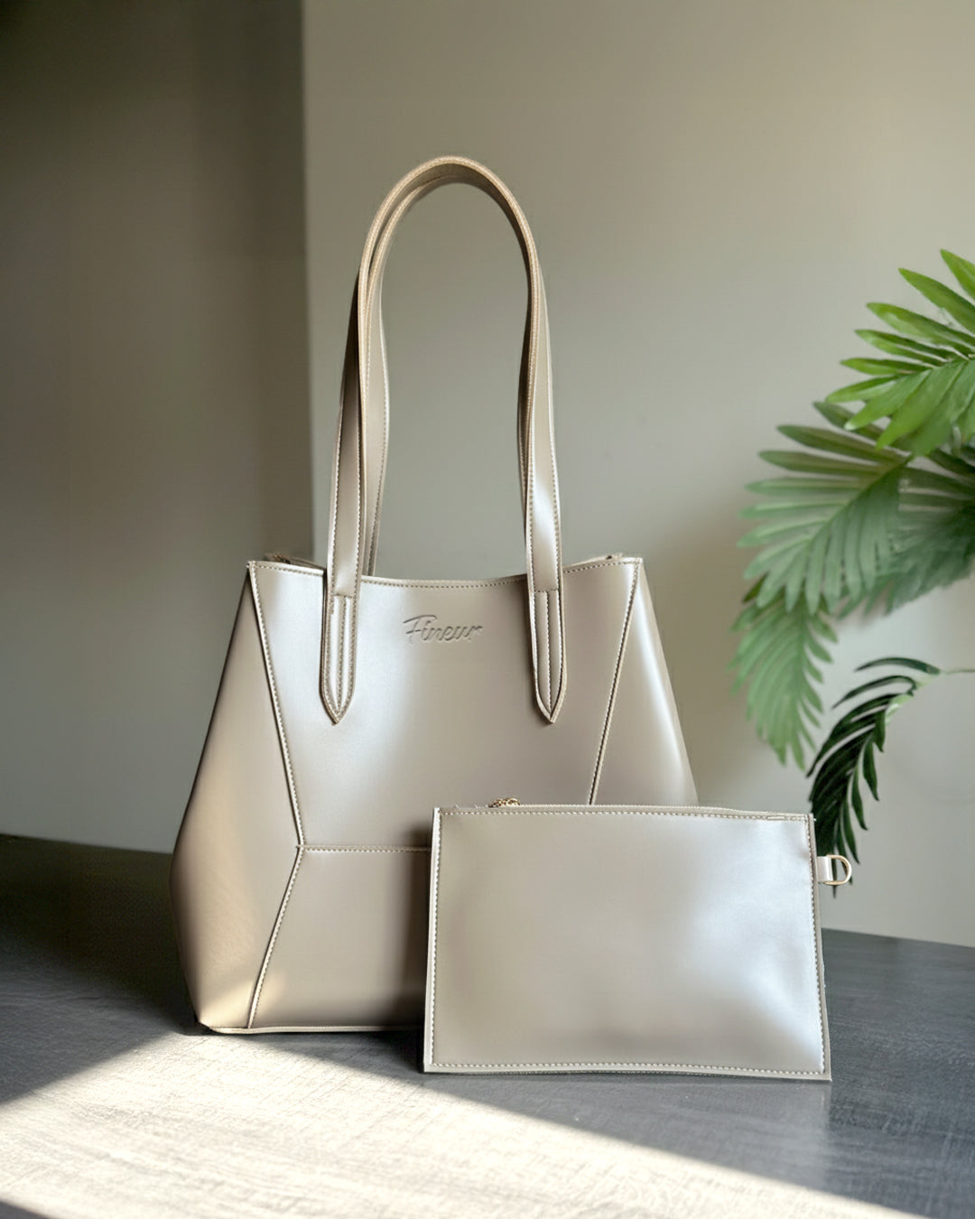 Polene paris inspired tote and pouch | Original Trendy and viral purse Fineur 2026 with affordable