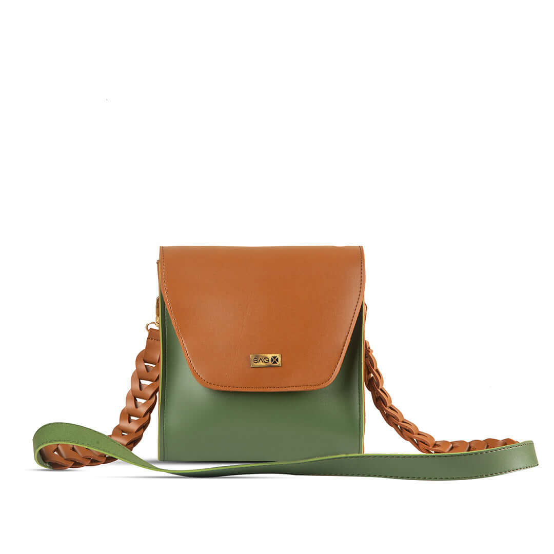 GLOW GREEN / BROWN - Bag X