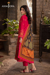 Asim Jofa Unstitched 3 Piece Winter Suit-AJUW-12