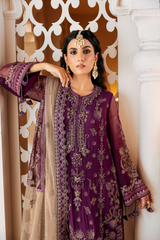 Zircon Vol 10 By Zebtan Unstitched 3 Piece Luxury Formals Collection'2026-AFREEN ZQ-08