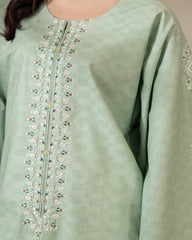 Flutterby Stitched 2 Piece Cotton Satin Winter Collection'2025-Eliza-lg