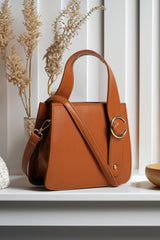 Best Trendy Ring Handbag Brown