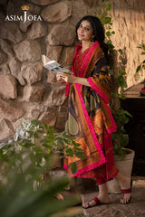 Asim Jofa Unstitched 3 Piece Winter Suit-AJUW-12