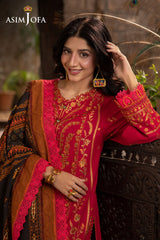 Asim Jofa Unstitched 3 Piece Winter Suit-AJUW-12