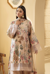 Senora By Humdum Stitched 3 Piece Emb Printed Lawn Collection'2025-D-07