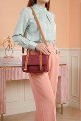 Fineur Handbag Melora - Burgundy