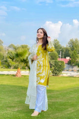 Panache Apparel Stitched Kurta Collection-Sunehri Dananeer