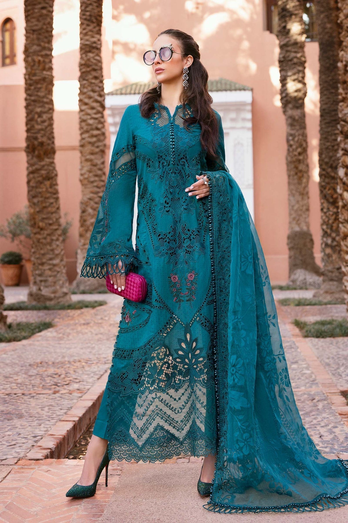 Voyage A'Luxe By Maria B Unstitched 3 Piece Lawn Collection'2025-ML-2513-B