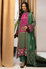 Zarki's by Riaz Arts Unstitched 3 Piece Printed Kundan Sateen Suit-KS-13