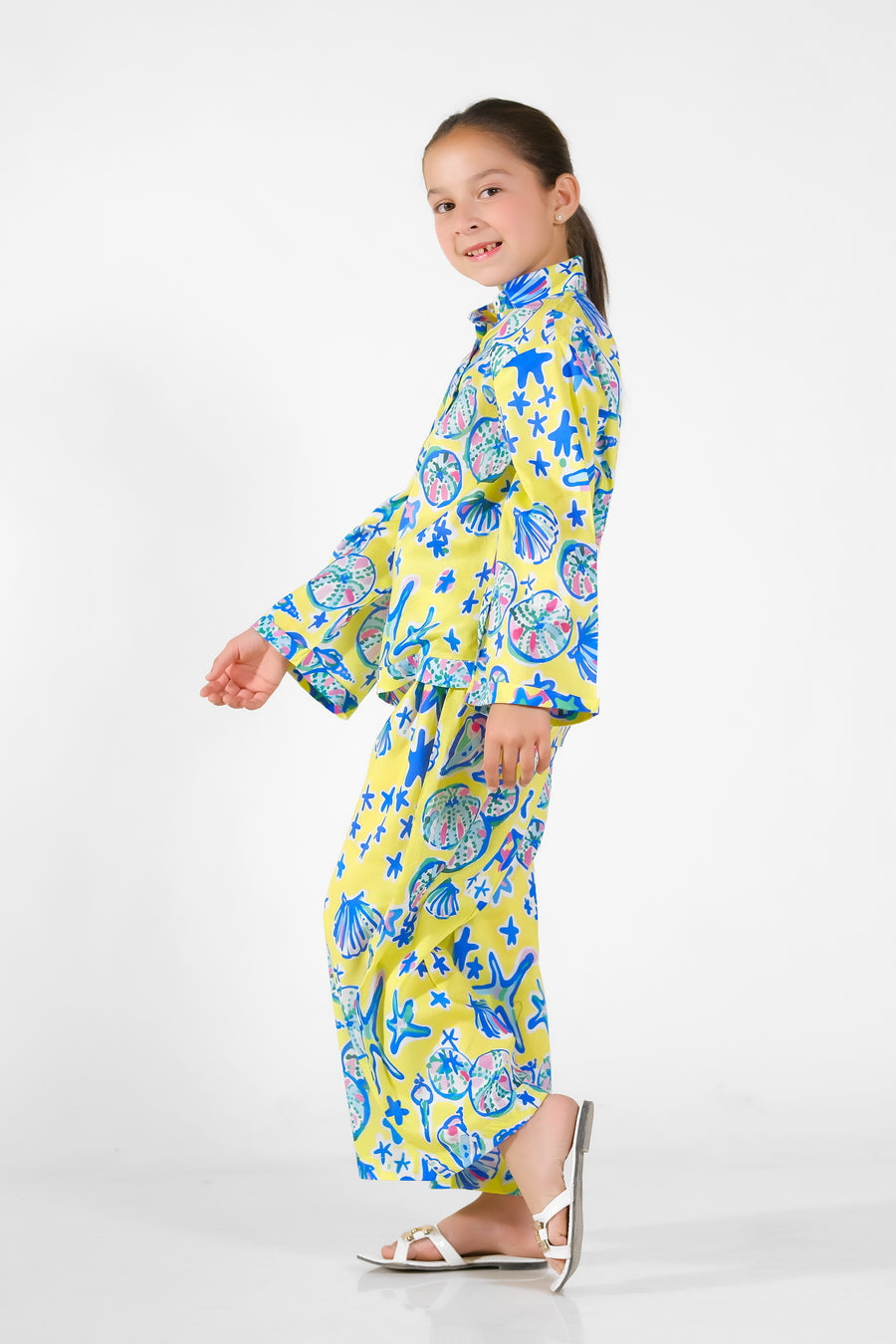 Sprinkles Stitched 2 Piece Summer Luxury Lawn Kids Collection'2025-Marina -  2 Pcs Set - Luxury Lawn