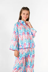 Sprinkles Stitched 2 Piece Summer Luxury Lawn Kids Collection'2025-Seashore - 2 Pcs Set - Luxury Lawn