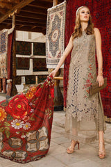 Voyage A Luxe by Maria B Unstitched 3 Piece Luxury Eid Lawn Suit-MVL-13-A
